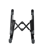 Green Lion Foldable Laptop Stand 7 Tilts - Black