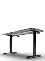 Adjustable Gaming Desk 140 x 60 cm, BLACK - Image 7