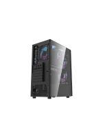 DarkFlash A290 MATX PC Case, With 3 ARGB Fans, BLACK - Image 6
