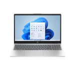 HP 15-FD0180NIA Laptop, Intel Core i3-1315U, 8GB RAM DDR4, 512GB PCIe NVMe M.2 SSD, 15.6-inch FHD Display, Intel UHD Graphics, DOS, Natural Silver