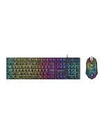 Bajeal T550 Cracked Suspended Keycap Mechanical Feel Gaming Luminous Keyboard and Mouse Combo - Image 2