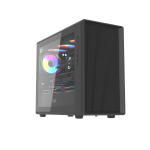 GAMING DESKTOP CPU Intel Core™ I5-13400F, 16GB (8GBx2) DDR4, Motherboard ASUS H610, 512GB SSD, Z4, GPU RTX 5060 8GB, PSU 750W Bronze, CASE DarkFlash DB460M With 3xARGB FAN Dm12, BLACK