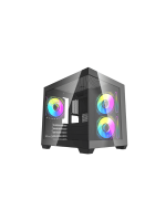 DarkFlash C275P M-ATX PC Case, BLACK