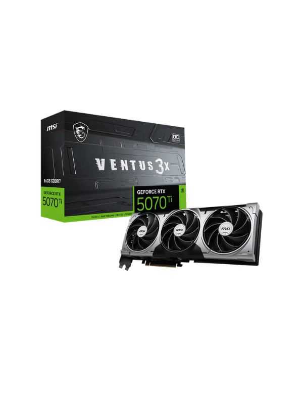 12 MSI GeForce RTX™ 5070 Ti 16G VENTUS 3X OC - Image 1