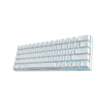 RK ROYAL KLUDGE RK61 60% RGB Mechancial Gaming Keyboard- RED Switch – WHITE