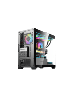 DarkFlash DS900M M-ATX PC Case, With 3 ARGB Fans, BLACK - Image 6