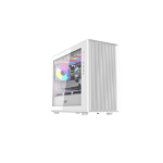 DarkFlash DB460M M-ATX PC Case, WHITE