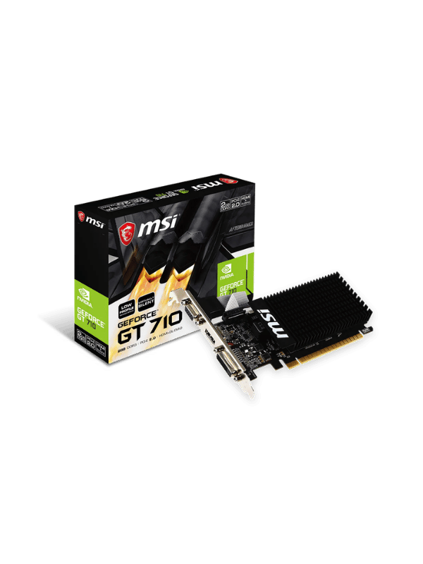 151-1 MSI NVIDIA GeForce GT 710 2GB GDDR3 Graphics Card - Image 1
