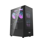 GAMING DESKTOP CPU Intel Core™ I5-14400F, ONDA 32GB(2x16GB) DDR4 3200Mhz, Motherboard MSI PRO B760M-B DDR4, 512GB NVME, GPU ASUS DUAL RTX 5060 8GB OC, Darkflash M400 Tower Cooler White, ZUMAX 750W PSU, CASE Darkflash A290 Black