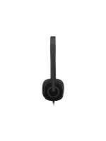 Logitech Headset H151 Wired Headset with Mic, Analog Stereo Headphones with Rotating Noise-Cancelling Microphone, 3.5 mm Audio Jack, in-Line Controls, Black - Image 3