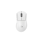 Logitech G PRO X Superlight 2 DEX Lightspeed Wireless Gaming Mouse, 8000Hz, 60g Pro-Grade Lightweight Mouse with 5 Programmable Buttons, 44k DPI Sensor, USB-C Charging, for PC/Mac - WHITE