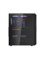 DarkFlash DK352 Plus ATX PC Case, With 4 ARGB Fans, BLACK - Image 7
