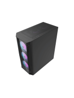DarkFlash DK352 Plus ATX PC Case, With 4 ARGB Fans, BLACK - Image 8