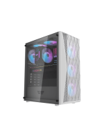 DarkFlash DK352 ATX PC Case, With 4 ARGB Fans, WHITE - Image 2