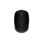 Logitech M171 Wireless Mouse for PC, Mac, Laptop, 2.4 GHz with USB Mini Receiver, Optical Tracking, 12-Months Battery Life, Ambidextrous - Black