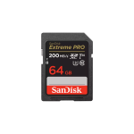 SANDISK 64GB Extreme PRO SDHC™ And SDXC™ UHS-I Card, Up to 200MB/s