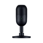Razer Seiren V3 Mini USB Microphone, Supercardioid Condenser Mic, Tap-to-Mute Sensor with LED Indicator, Shock Absorber, Ultra Compact, Works with OBS, Discord, Zoom, Teams, BLACK