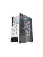 DarkFlash DK352 Plus ATX PC Case, With 4 ARGB Fans, WHITE  - Image 3
