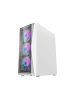 DarkFlash DK352 Plus ATX PC Case, With 4 ARGB Fans, WHITE  - Image 5
