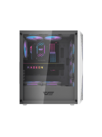 DarkFlash DK352 Plus ATX PC Case, With 4 ARGB Fans, WHITE  - Image 6