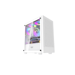 DarkFlash M305 M-ATX PC Case, WHITE