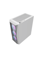 DarkFlash DK352 Plus ATX PC Case, With 4 ARGB Fans, WHITE  - Image 7