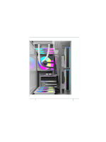 DarkFlash B275 Pro M-ATX PC Case, With 3 ARGB Fans DM20, WHITE - Image 4