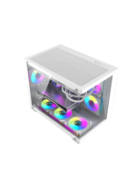 DarkFlash B275 Pro M-ATX PC Case, With 3 ARGB Fans DM20, WHITE - Image 7