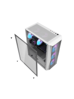 DarkFlash DK352 Plus ATX PC Case, With 4 ARGB Fans, WHITE  - Image 10