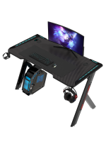 Gaming Desk RGB 120 x 60 x 72 cm, Black - Image 5