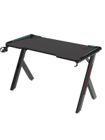Gaming Desk RGB 120 x 60 x 72 cm, Black - Image 2