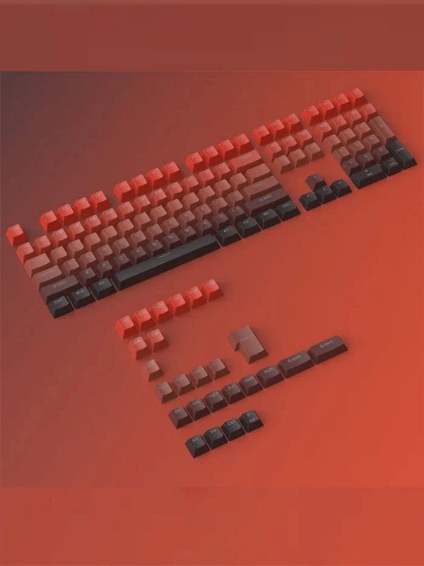 455-3 Keycap Set Gradient RED - Image 1