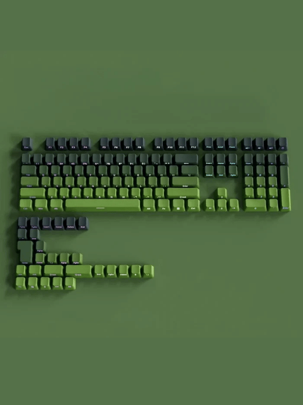 458-4 Keycap Set Gradient Green - Image 1