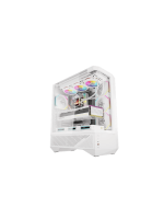 DarkFlash DY460 ATX PC Case, With 4 ARGB Fans, WHITE