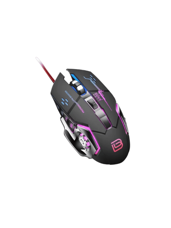 489-2 BAJEAL G8 RGB Gaming Mouse – Ergonomic, Wired, Programmable, Up to 3200 DPI - Image 1