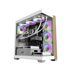 GAMING DESKTOP CPU AMD Ryzen 5 9600X, 16GB 5600mhz RGB DDR5, Motherboard GIGABYTE B650M Gaming WiFi, 512GB SSD, Z4, GPU RTX 5060 8GB, PSU 750W Bronze, CASE DarkFlash DS900W With 3xARGB FAN Dm12, WHITE