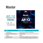 Maxtor AP-12 Thermal Pads 14.8 W/M-K (0.5mm-1mm-1.5-mm-2mm-2.5mm-3mm)