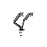 ARM MICRON MCR-MSE02 Dual Computer Desk Monitor Stand Monitor Arm, 17-34″ Inch, 360 Rotation