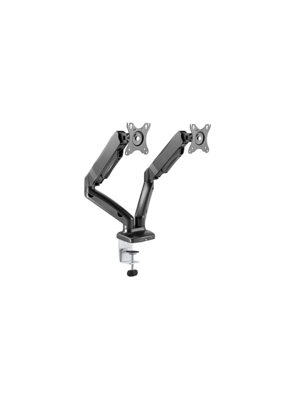 7-20 ARM MICRON MCR-MSE02 Dual Computer Desk Monitor Stand Monitor Arm, 17-34″ Inch, 360 Rotation - Image 1