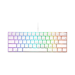 Bajeal G101 RGB Mechanical Gaming Keyboard 61 keys RED Switches, WHITE