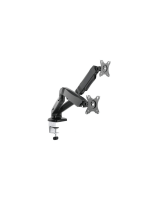 ARM MICRON MCR-MSE02 Dual Computer Desk Monitor Stand Monitor Arm, 17-34″ Inch, 360 Rotation - Image 2