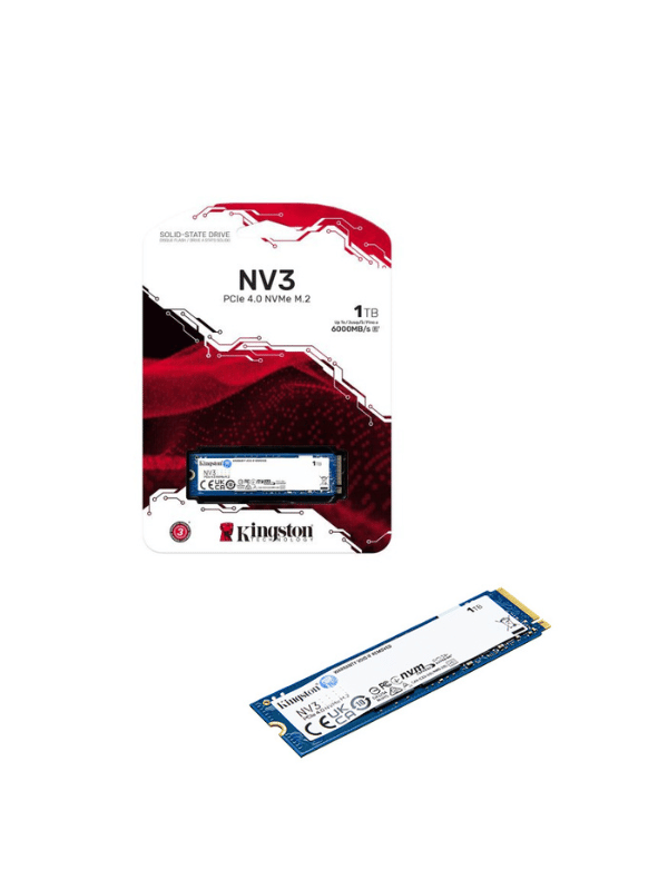 8-30 Kingston NV3 M.2 2280 1TB PCIe 4.0 x4 NVMe 6000MB/S Internal SSD - Image 1