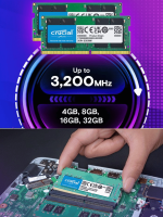 CRUCIAL 8GB 3200MHz SODIMM DDR4 NOTEBOOK - Image 2