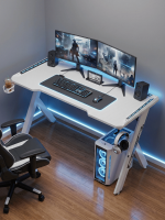 Gaming Desk RGB 120x60x72cm, White - Image 4