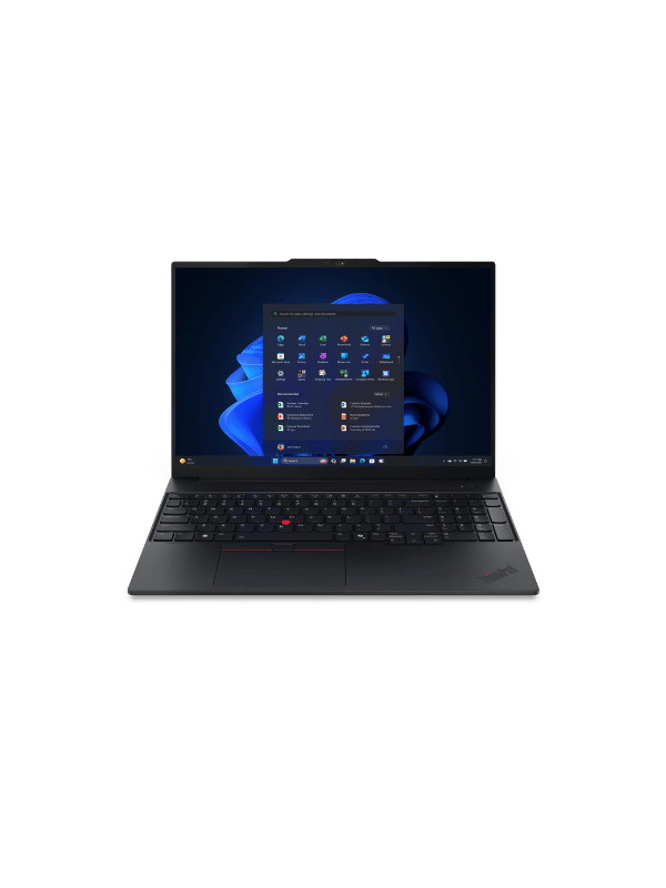 96 Lenovo ThinkBook E16 Gen 3 Laptop, 16" WUXGA IPS Display, Intel Core™ Ultra 5 225U, 8GB RAM DDR5, 512GB SSD, Integrated Intel® Graphics, DOS, Black - Image 1