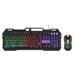 Bajeal T450 Wired Metal Mechanical Keyboard and Mouse Combo