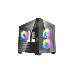 GAMING DESKTOP CPU Intel Core™ I5-14400F, RAM 16GB(2x8GB) 3200mhz, Motherboard MSI PRO H610M-S DDR4, 512GB NVME, GIGABYTE GeForce RTX™ 3070 Ti GAMING OC 8G USED, Darkflash ME00 Tower Cooler, ZUMAX 750W PSU, CASE DarkFlash B275 Pro M-ATX PC Case, With 3 ARGB Fans DM20, BLACK