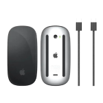 Apple, Magic Mouse, USB-C, Black Multi-Touch Surface