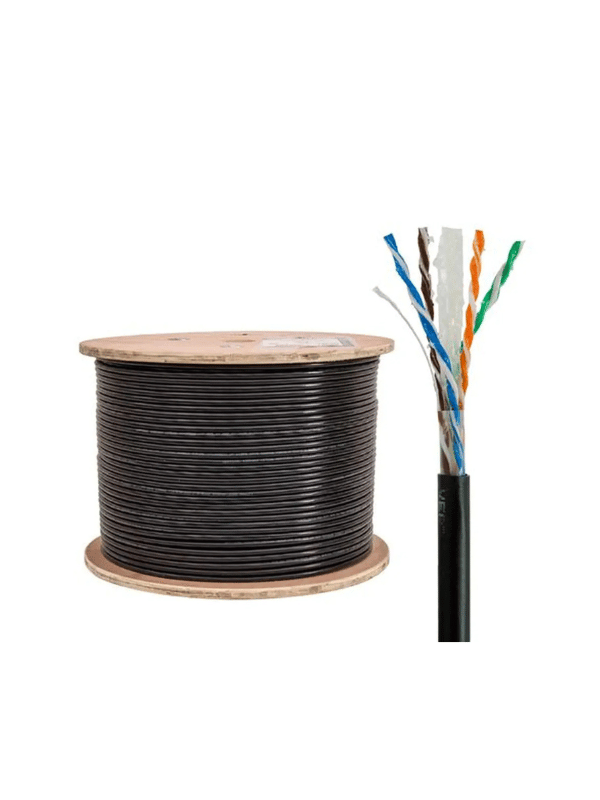 Cat 6 Network Cable 290M for Outdoor Bare Copper Aluminum, Wire Diameter 0.6mm