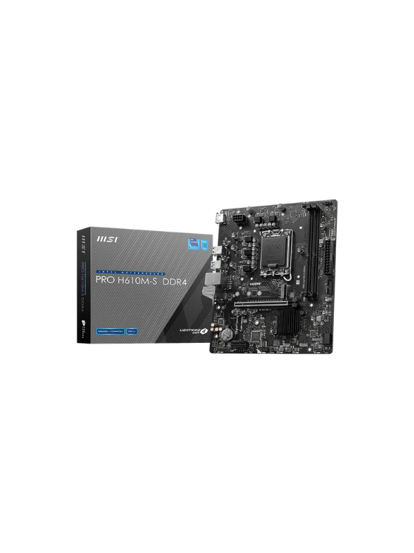 MSI PRO H610M-S DDR4 Motherboard MSI PRO H610M-S DDR4 Motherboard